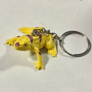 ❤️ Yellow Frog Toy Keychain